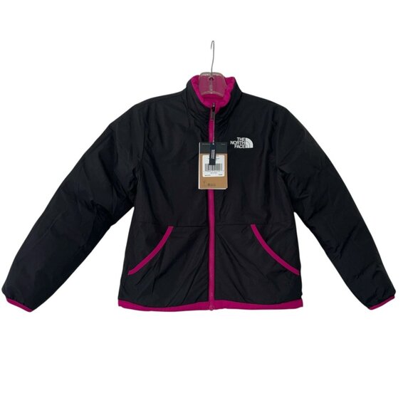 The North Face Teen Reversible North Down Jacket-Fushia Pink-(M) 10 - Picture 4 of 7